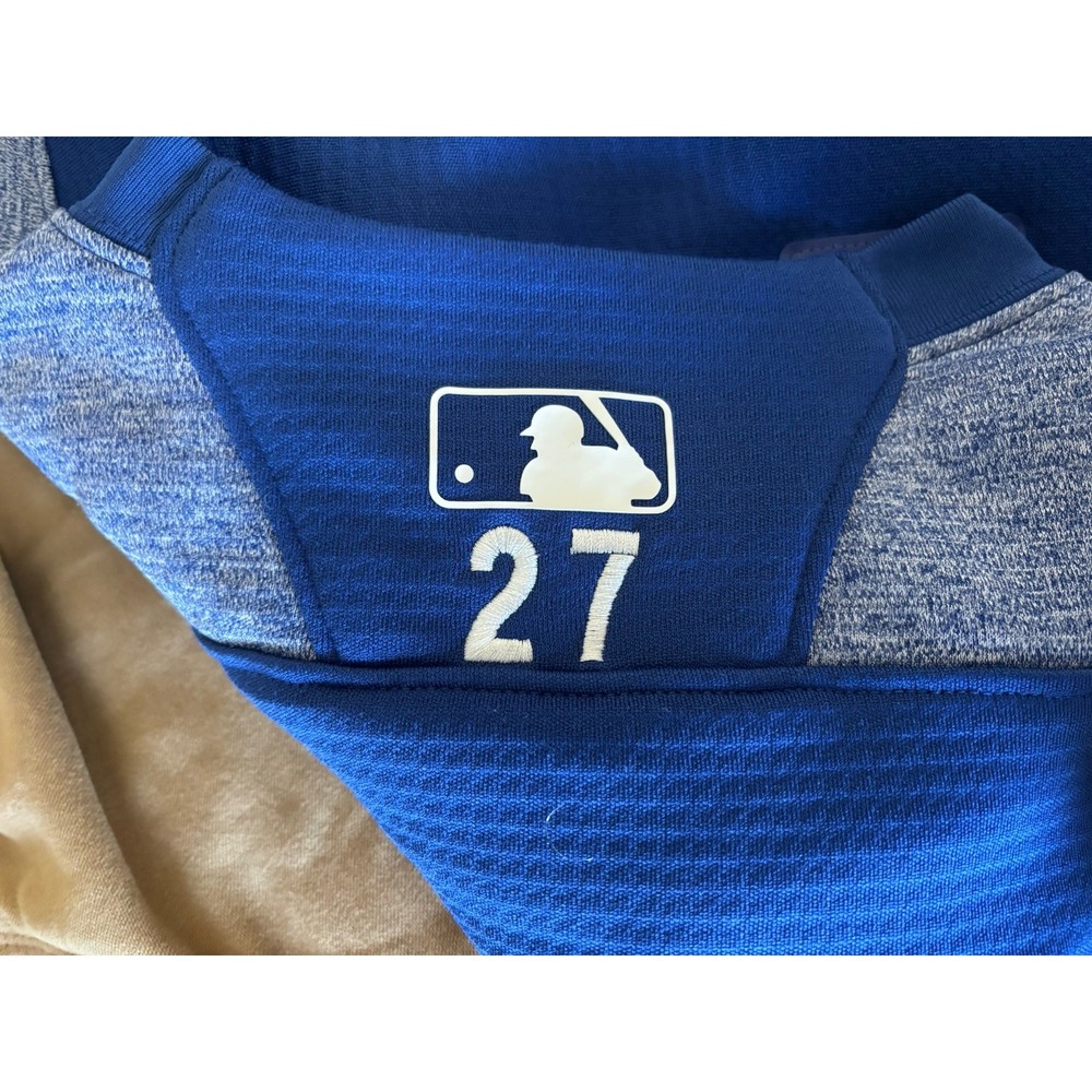 Majestic Authentic Los Angeles Dodgers Player Issue Thermal Shirt L #27 - Picture 3 of 6